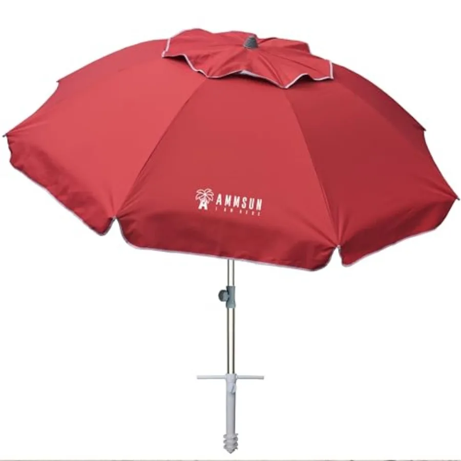 7ft Beach Umbrella with Sand Anchor and Tilt, UPF 50+ UV Protection, Windproof Fiberglass Ribs, Portable Lightweight Outdoor Um
7ft Beach Umbrella with Sand Anchor and Tilt, UPF 50+ UV Protection, Windproof Fiberglass Ribs, Portable Lightweight Outdoor Um