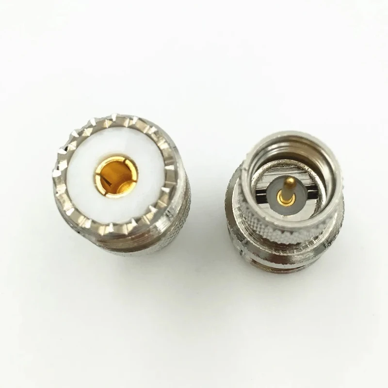 10Pcs UHF SO239 Female Jack to Mini UHF Male Plug Connector Straight F/M 50Ohm Adapter Converter
10Pcs UHF SO239 Female Jack to Mini UHF Male Plug Connector Straight F/M 50Ohm Adapter Converter