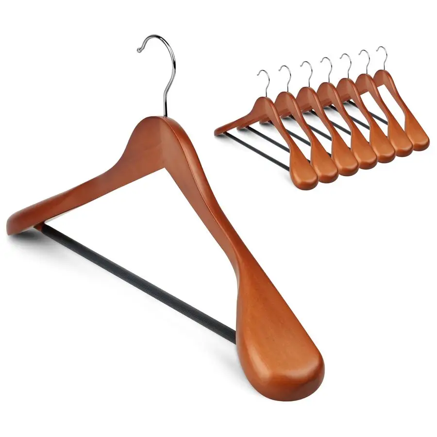 Набор из 8 деревянных вешалок, вешалки для брюк с широкими плечиками, деревянные вешалки для тяжелых пальто, свитеров, юбок, костюмов, брюк, в ретро-стиле
Набор из 8 деревянных вешалок, вешалки для брюк с широкими плечиками, деревянные вешалки для тяжелых пальто, свитеров, юбок, костюмов, брюк, в ретро-стиле