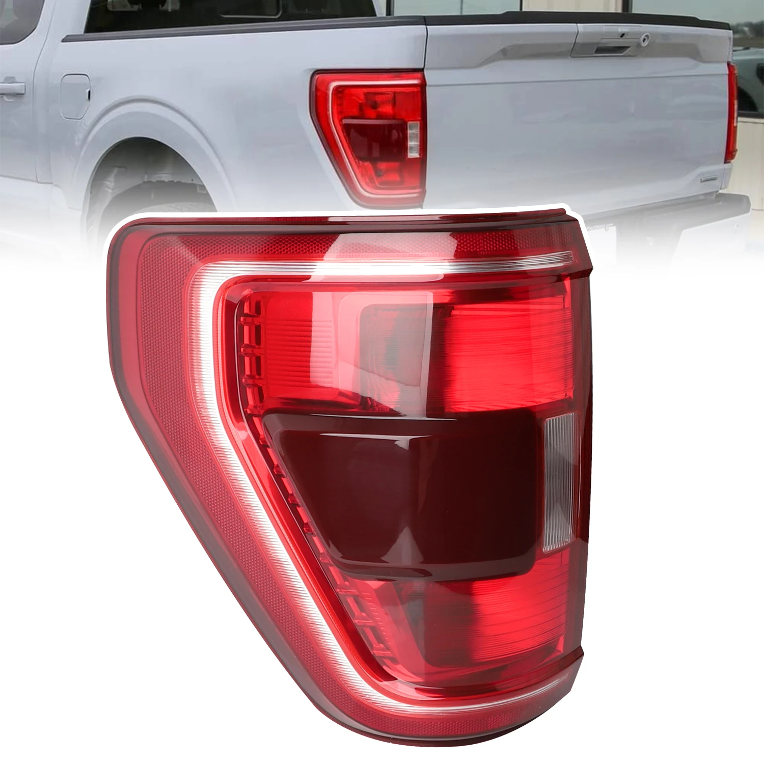 Tail Light Assembly For Ford F150 F-150 XLT 2021-2023 Rear taillight With Stop Brake Lamp Turn Signal Lamp ML3Z13405C ML3Z13405B
Tail Light Assembly For Ford F150 F-150 XLT 2021-2023 Rear taillight With Stop Brake Lamp Turn Signal Lamp ML3Z13405C ML3Z13405B