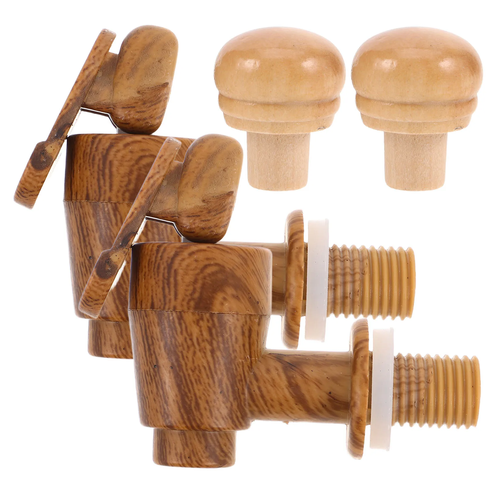 2 Sets Barrel Accessories Long Lasting Plastic Spigot Repair Kit Compatible Beer Corks Faucet StopperVintage Design
2 Sets Barrel Accessories Long Lasting Plastic Spigot Repair Kit Compatible Beer Corks Faucet StopperVintage Design