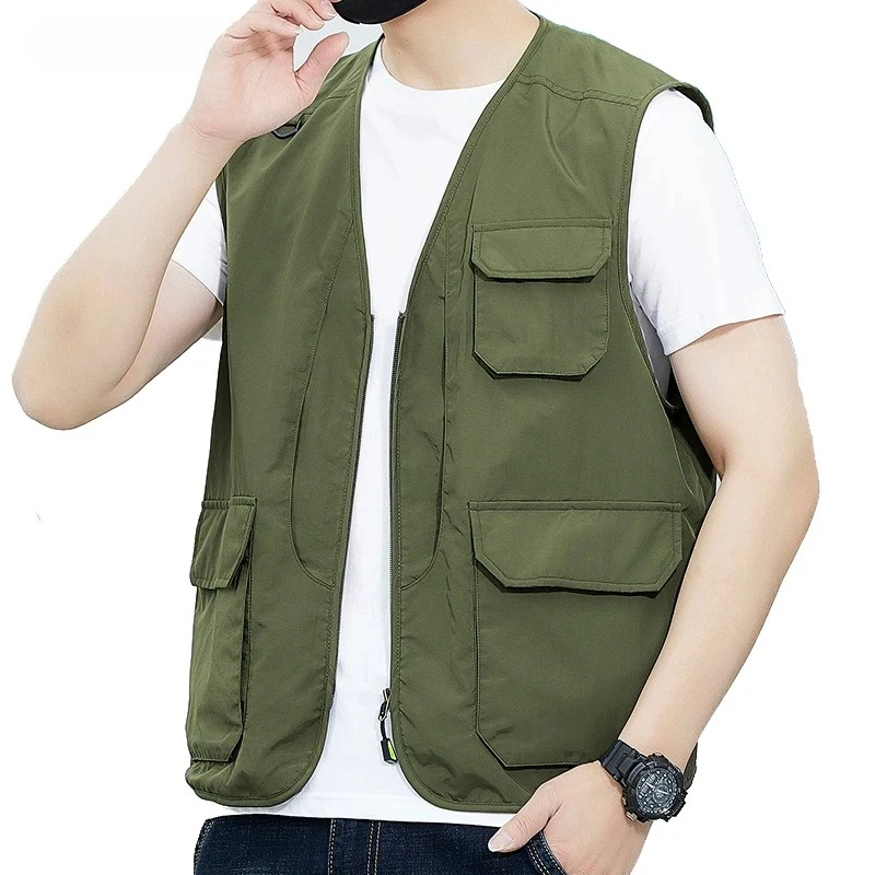 Summer Men's Vests Casual Man Quick Dry Breathable Mesh Vest Sleeveless Jackets Man Outwear Fishing Waistcoats Clothing
Summer Men's Vests Casual Man Quick Dry Breathable Mesh Vest Sleeveless Jackets Man Outwear Fishing Waistcoats Clothing