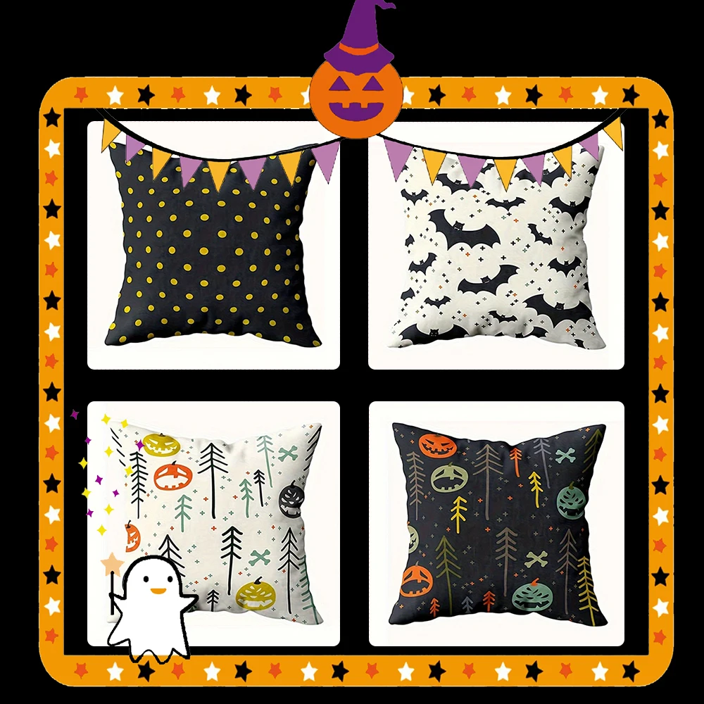 Halloween-themed Polka Dot PillowcaseSuitable for sofa car bedroom decorative cushion cover pillow cover
Halloween-themed Polka Dot PillowcaseSuitable for sofa car bedroom decorative cushion cover pillow cover