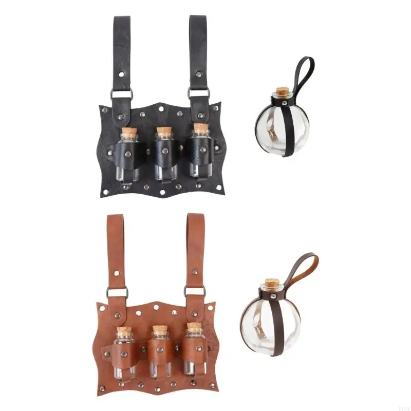 Witches Potion Bottle Halloween Props with Thick Glass Removable Corks and PU Leather Strap for Costume Party Decoration B03E
Witches Potion Bottle Halloween Props with Thick Glass Removable Corks and PU Leather Strap for Costume Party Decoration B03E