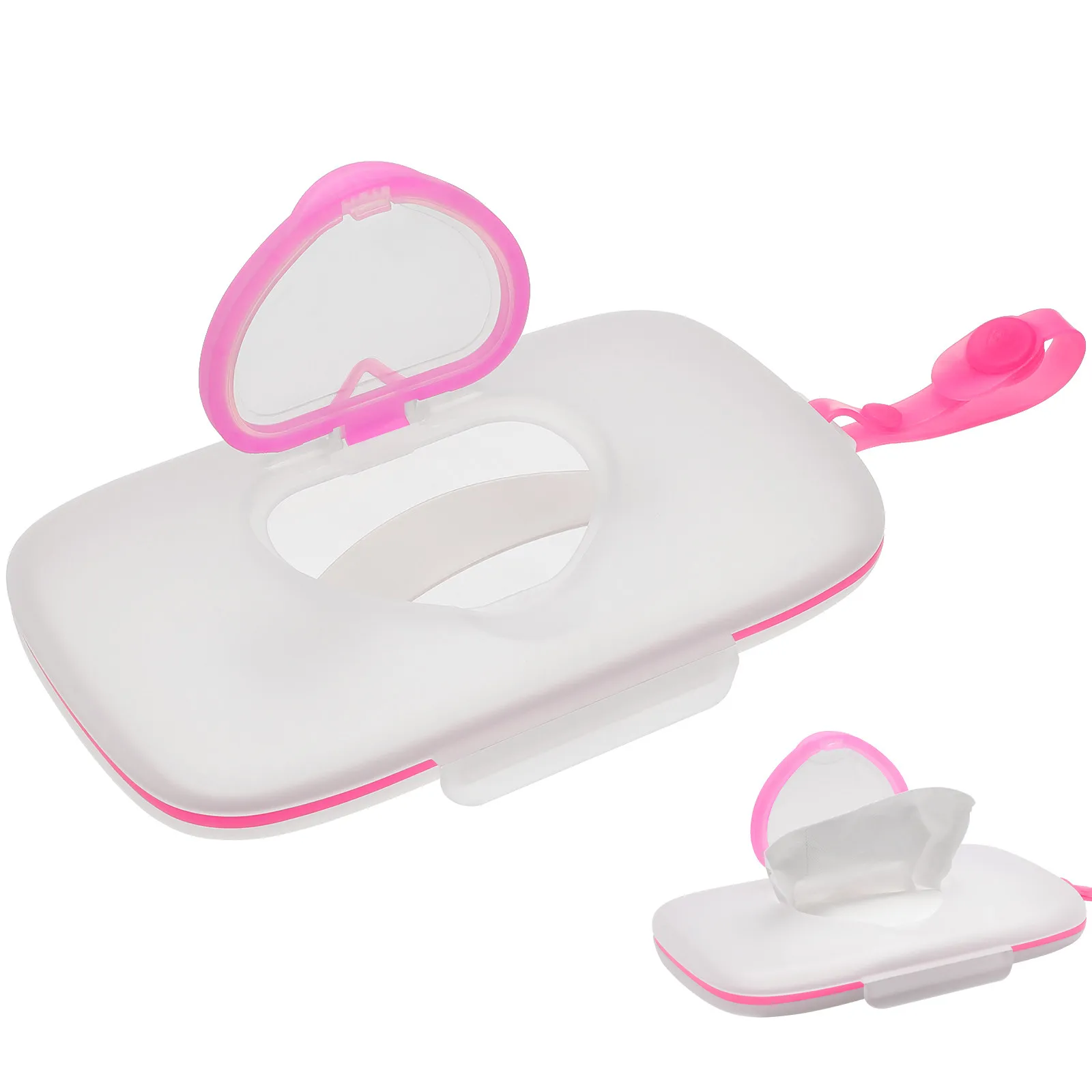 Portable Baby Wipes Box with Hanging Design for Strollers Cribs Refillable Travel Wipes Container Silicone Seal Moisture Lock
Portable Baby Wipes Box with Hanging Design for Strollers Cribs Refillable Travel Wipes Container Silicone Seal Moisture Lock