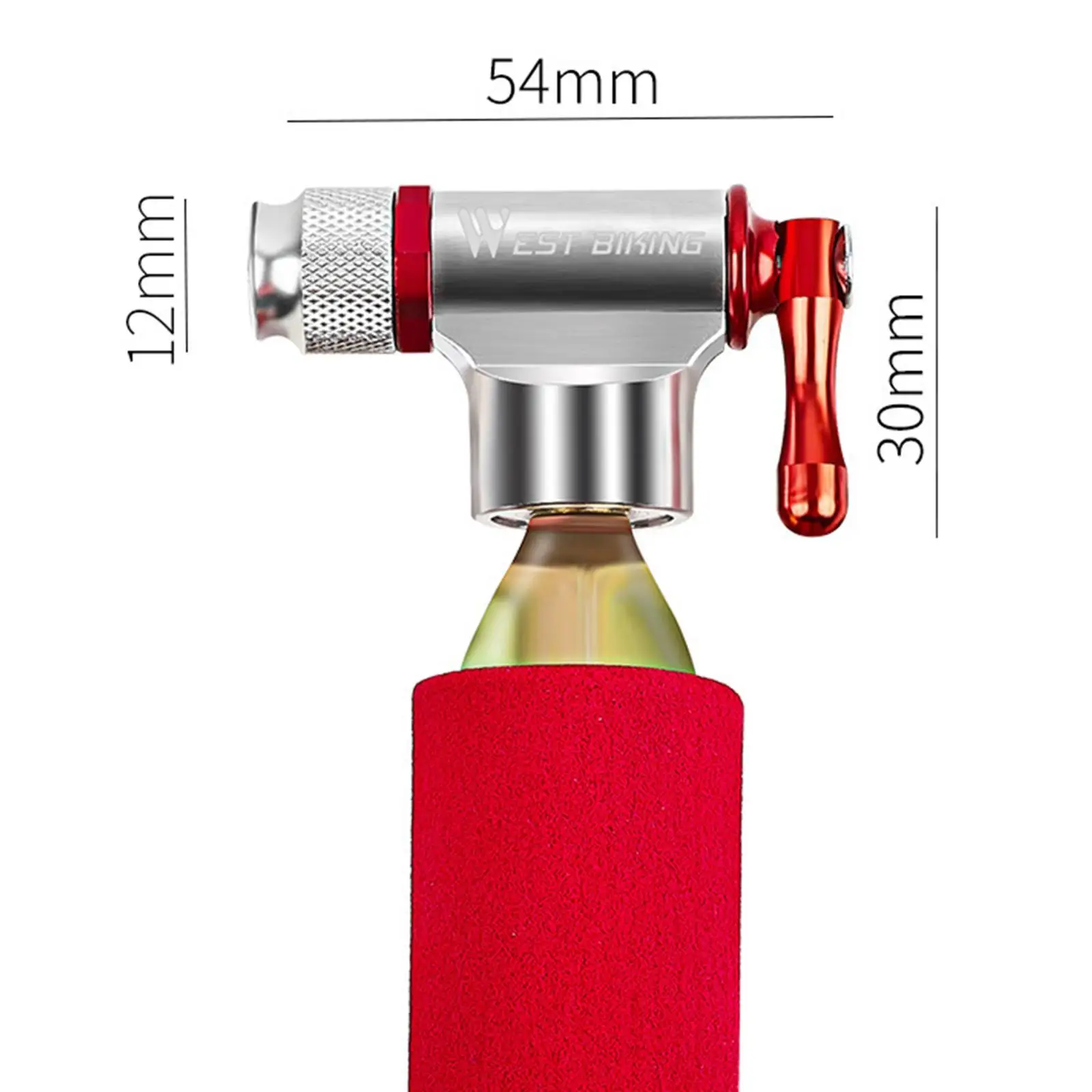 Aluminum Alloy Mini Bicycle Pump Portable Tire Inflator CO2 Gas Nozzle for Mountain Road Cycle Repair
Aluminum Alloy Mini Bicycle Pump Portable Tire Inflator CO2 Gas Nozzle for Mountain Road Cycle Repair