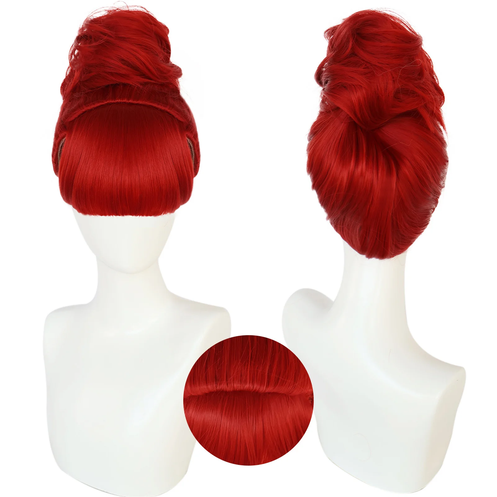 Miss Argentina Dead Receptionist Cosplay Short Red Wig with Bangs Curly Heat Resistant Synthetic Halloween Costume Accessories
Miss Argentina Dead Receptionist Cosplay Short Red Wig with Bangs Curly Heat Resistant Synthetic Halloween Costume Accessories