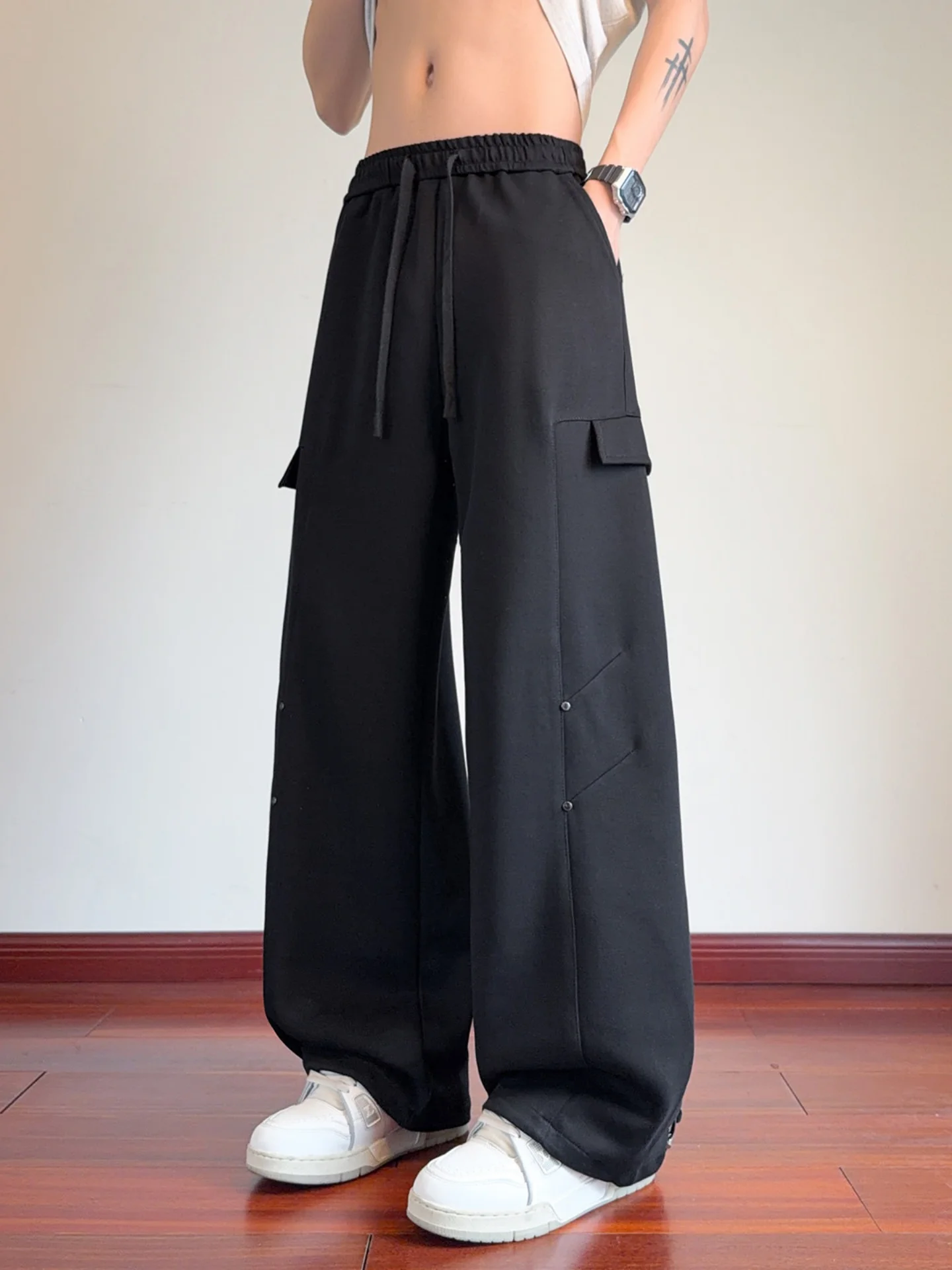 Мужские трикотажные брюки American Sle Cleanfit: свободные повседневные брюки прямого кроя в стиле деконструкции, рабочие брюки, длинные повседневные брюки
Мужские трикотажные брюки American Sle Cleanfit: свободные повседневные брюки прямого кроя в стиле деконструкции, рабочие брюки, длинные повседневные брюки