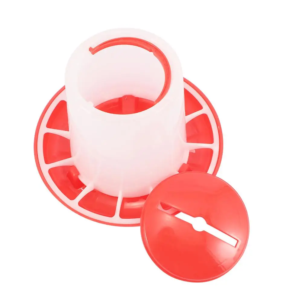 Reusable Quail Water with Lid Handle Poultry Feeders Feed Bucket Farm Supplies Poultry Tool
Reusable Quail Water with Lid Handle Poultry Feeders Feed Bucket Farm Supplies Poultry Tool