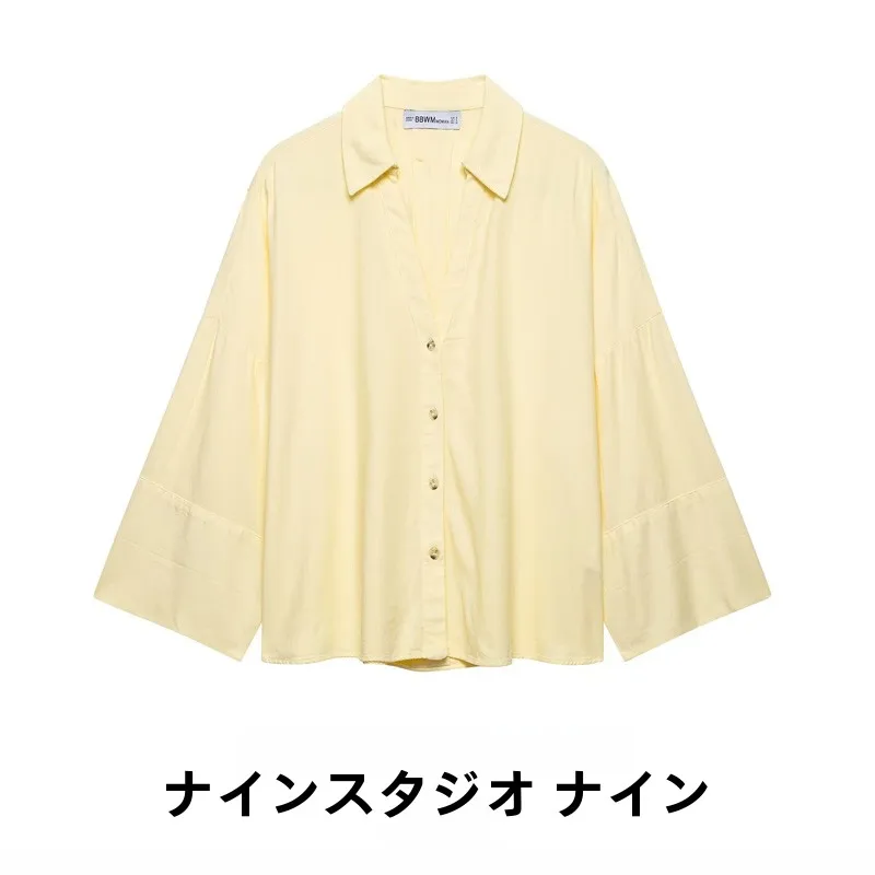 Casual Wide Sve ort irt Women's Blend Linen Faion Top Comfortable Versatile Long Sve irt Commute Sle Polyeste...
Casual Wide Sve ort irt Women's Blend Linen Faion Top Comfortable Versatile Long Sve irt Commute Sle Polyeste...