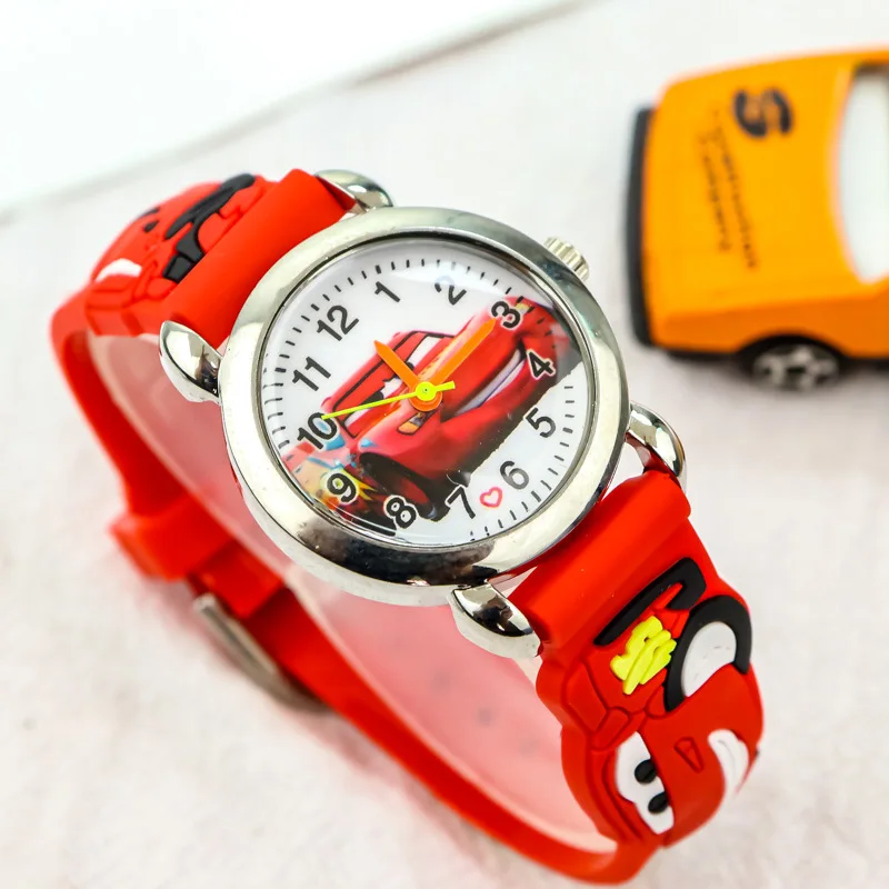 Disney McQueen Boys Cartoon Car Kids Watch, Soft Silicone Strap Analog Wristwatch, Children's Time Learning Toy
Disney McQueen Boys Cartoon Car Kids Watch, Soft Silicone Strap Analog Wristwatch, Children's Time Learning Toy