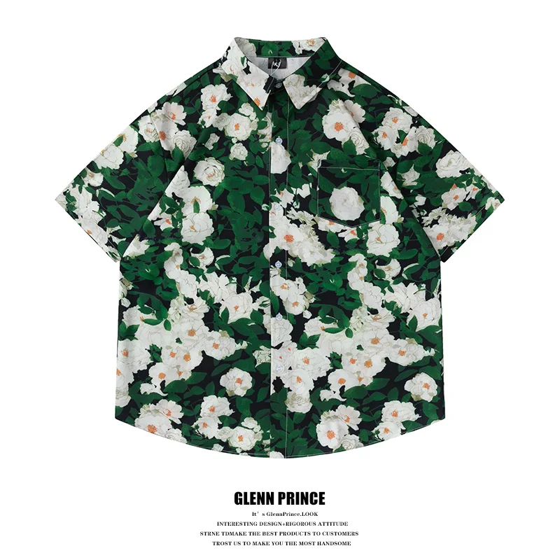 GPstudio Summer Vintage Oil Painting Flower Men's Short Sleeve Shirt Retro Hawaiian Style Loose Fit Youthful Printed Casual S...
GPstudio Summer Vintage Oil Painting Flower Men's Short Sleeve Shirt Retro Hawaiian Style Loose Fit Youthful Printed Casual S...