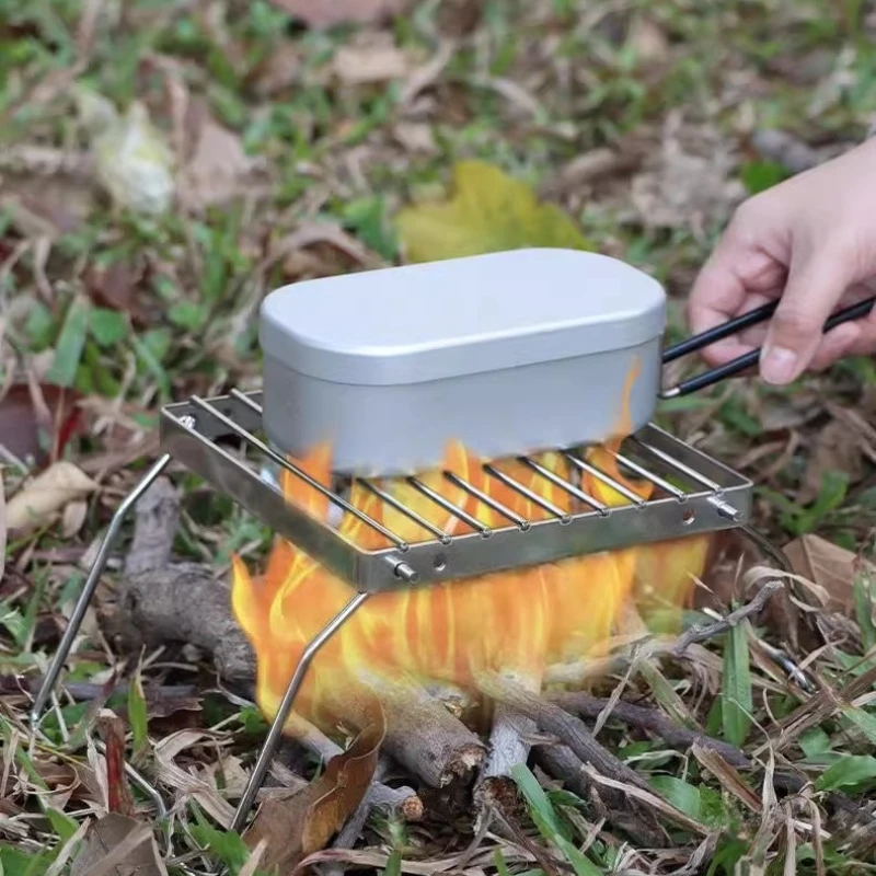 2026 New Outdoor Stainless Steel Camping Stove Holder Portable Folding Mini Barbecue Rack Pot Holder Baking Stand Tray Camping
2026 New Outdoor Stainless Steel Camping Stove Holder Portable Folding Mini Barbecue Rack Pot Holder Baking Stand Tray Camping