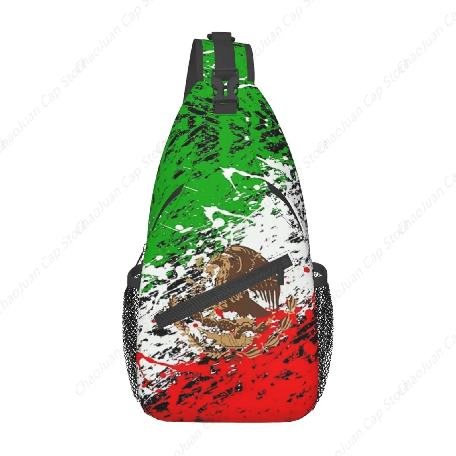 Mexico Flag Sling Bag – Crossbody for Men Women | Mexican Travel Hiking Daypack with National Flag Design
Mexico Flag Sling Bag – Crossbody for Men Women | Mexican Travel Hiking Daypack with National Flag Design