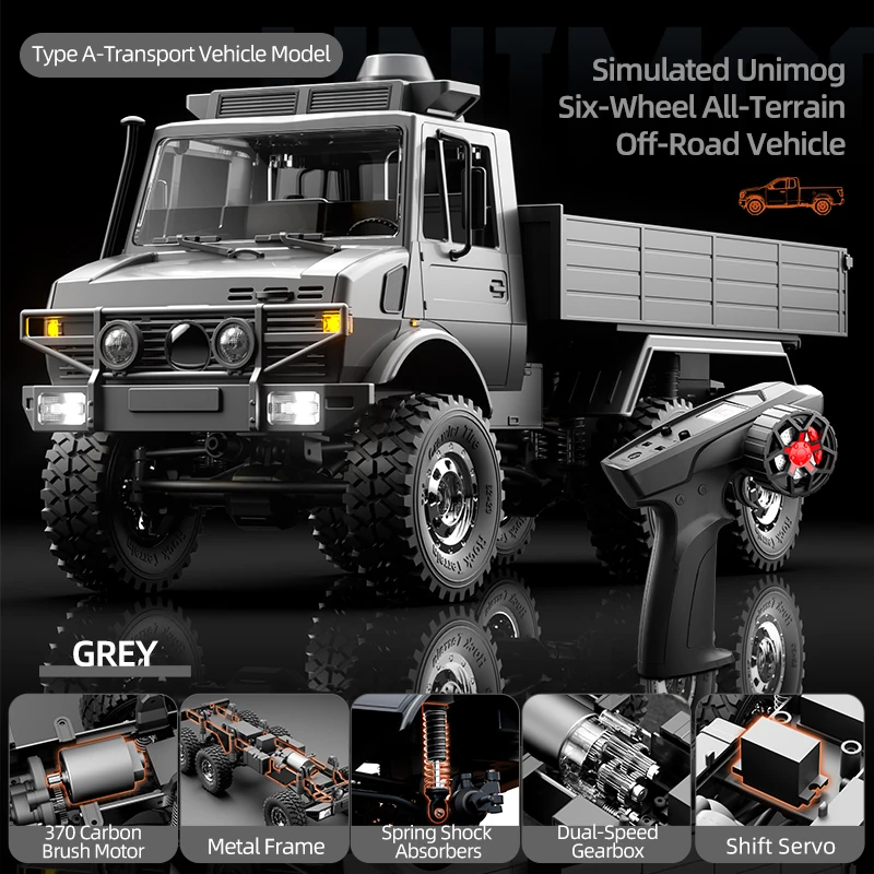6WD RC Car 1/18 2.4G Climbing Transport Rescue Crawler Off-road Remote Control Car RC Crawler Metal Chassis Crawler Rc Truc Toys
6WD RC Car 1/18 2.4G Climbing Transport Rescue Crawler Off-road Remote Control Car RC Crawler Metal Chassis Crawler Rc Truc Toys