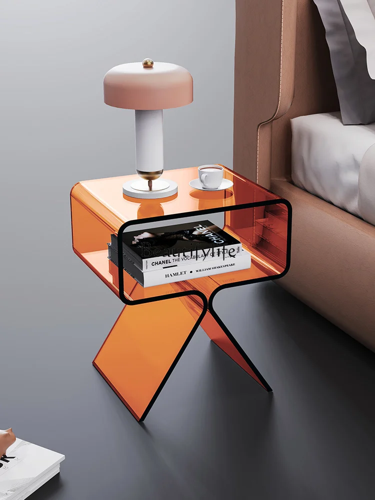 Acrylic Transparent Bedside Table Simple Modern Bedside Storage Cabinet
Acrylic Transparent Bedside Table Simple Modern Bedside Storage Cabinet