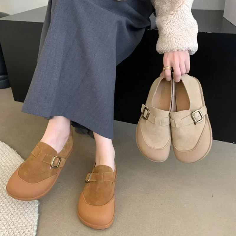 Spring Women Boston Clogs Flats Shoes Fashion Shallow Slip on Ladies Comfort Shoes Round Toe Women's Single Shoes Women Shoes
Spring Women Boston Clogs Flats Shoes Fashion Shallow Slip on Ladies Comfort Shoes Round Toe Women's Single Shoes Women Shoes