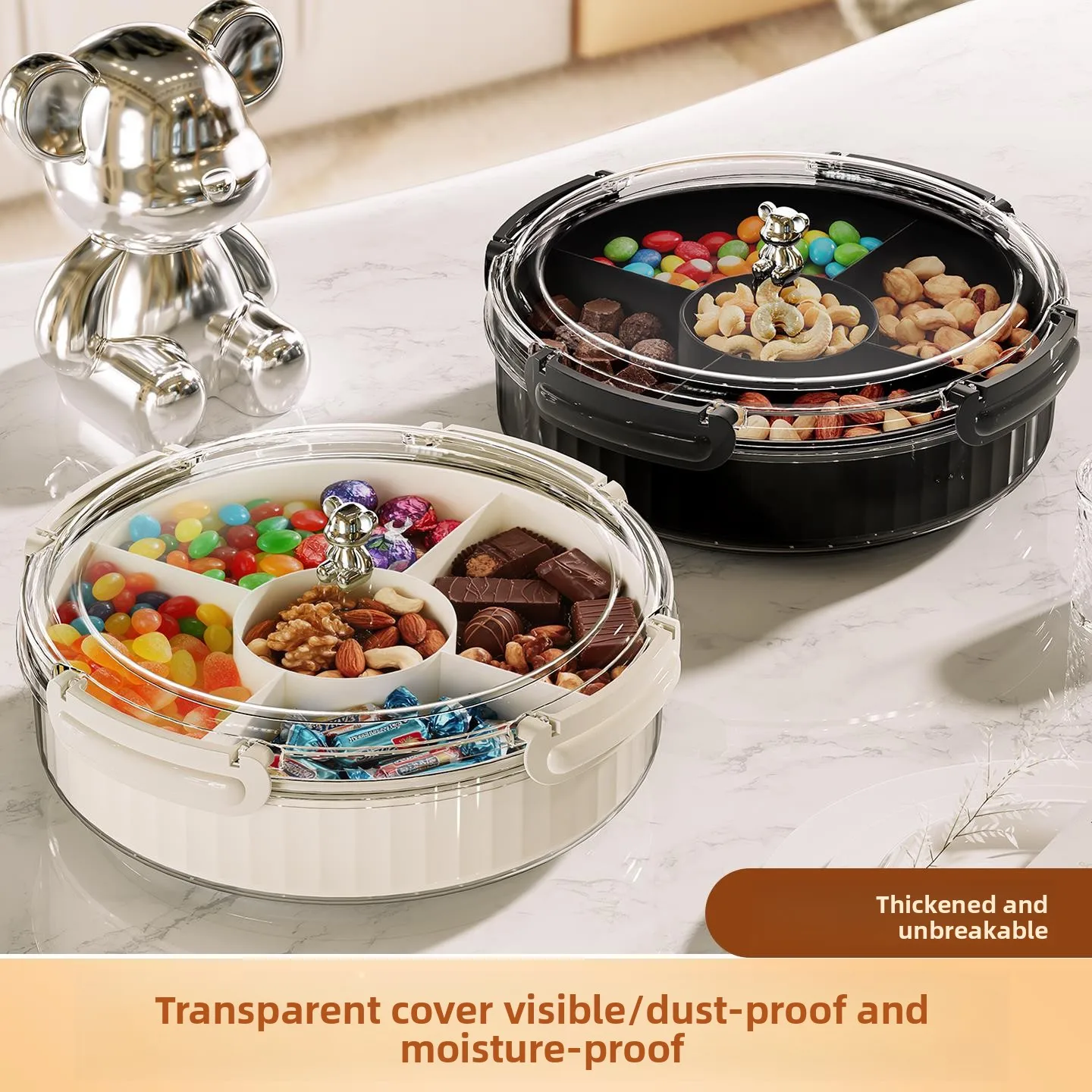 Новогодний прозрачный поднос для фруктов и закусок в гостиную, органайзер для орехов и конфет, роскошный, с серебряным титановым покрытием, для сухофруктов
Новогодний прозрачный поднос для фруктов и закусок в гостиную, органайзер для орехов и конфет, роскошный, с серебряным титановым покрытием, для сухофруктов