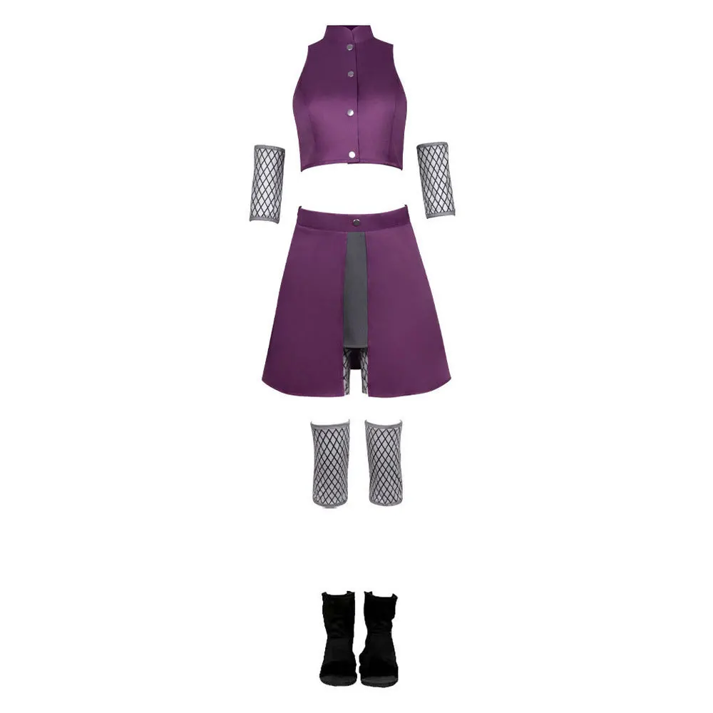 Cosplay Costume for Anime Exhibition Ninja Cos Purple Top Shorts Handwears Footwears 5Pcs Set Kawaii Girl Outfit
Cosplay Costume for Anime Exhibition Ninja Cos Purple Top Shorts Handwears Footwears 5Pcs Set Kawaii Girl Outfit