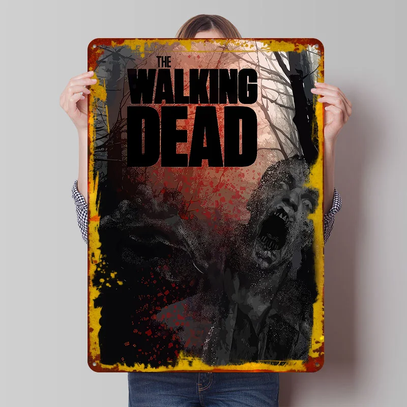 The Walking Dead Printed Poster Customized Wall Art Retro Vintage Metal Tin Signs for Modern Home Decoration Luxury Man Cave
The Walking Dead Printed Poster Customized Wall Art Retro Vintage Metal Tin Signs for Modern Home Decoration Luxury Man Cave