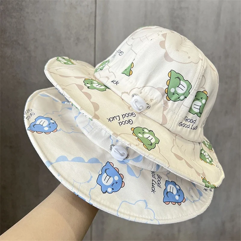 Cartoon Printing Baby Bucket Hat Cotton Breathable Kids Fisherman Hat Infant Toddle Sun HatWith Drawstring Designer Bucket Hats
Cartoon Printing Baby Bucket Hat Cotton Breathable Kids Fisherman Hat Infant Toddle Sun HatWith Drawstring Designer Bucket Hats