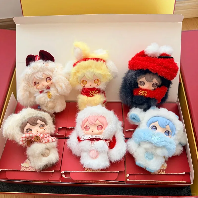 Rabbit Shyshy A New Year of Brilliance Series Blind Box Cute Cartoon Vinyl Doll Trendy Backpack Pendant AYORTOYS CARD Toys Gifts
Rabbit Shyshy A New Year of Brilliance Series Blind Box Cute Cartoon Vinyl Doll Trendy Backpack Pendant AYORTOYS CARD Toys Gifts