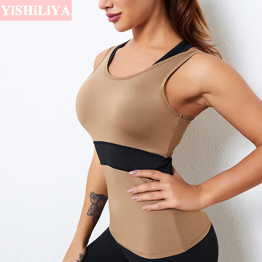 Women Sports Top for Workout Clothes Tracksuit Female Fitness Vests Gym Sleeveless Running T-shirts Tights Yoga Wear Sportswear
Women Sports Top for Workout Clothes Tracksuit Female Fitness Vests Gym Sleeveless Running T-shirts Tights Yoga Wear Sportswear