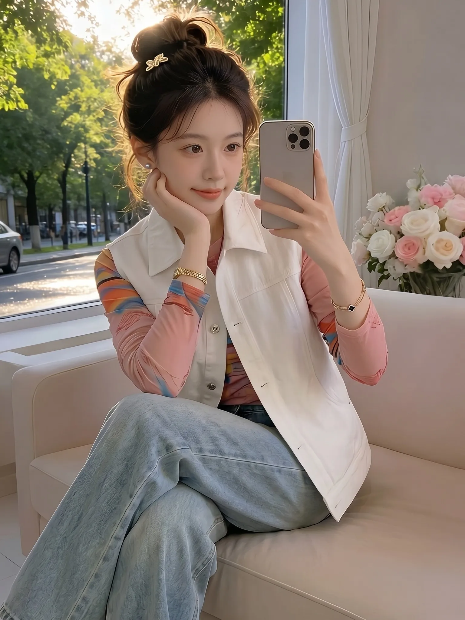 Loose Casual Denim Vest Women's Spring New Style plus Size Breathable Sleeveless Outerwear City Commuting Pure Color Single B...
Loose Casual Denim Vest Women's Spring New Style plus Size Breathable Sleeveless Outerwear City Commuting Pure Color Single B...