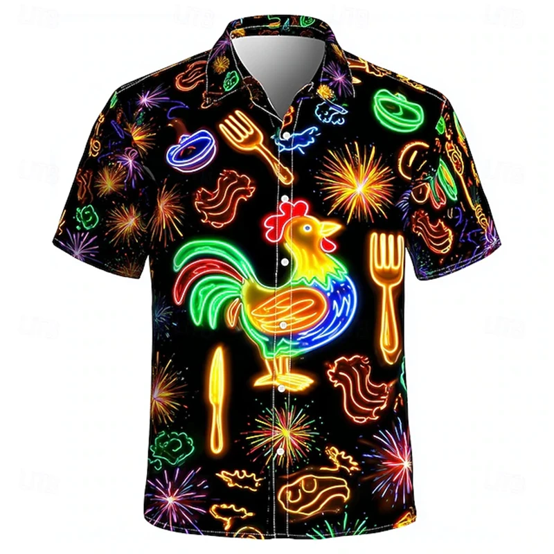 Мужская блестящая рубашка в Турции с блестками на День Благодарения, рубашка на пуговицах с коротким рукавом, забавная рубашка для отдыха на открытом воздухе, весна/лето, рубашка с воротником с 3D принтом
Мужская блестящая рубашка в Турции с блестками на День Благодарения, рубашка на пуговицах с коротким рукавом, забавная рубашка для отдыха на открытом воздухе, весна/лето, рубашка с воротником с 3D принтом