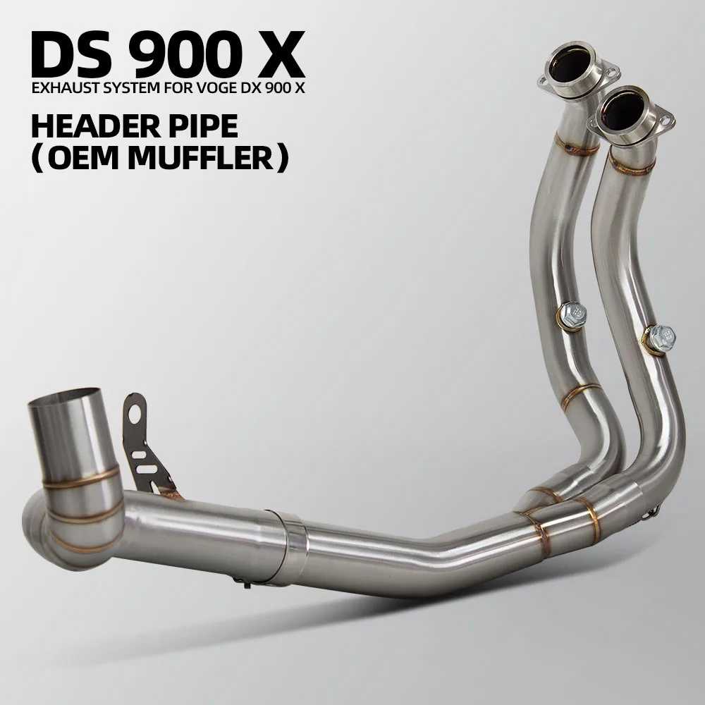 DS900X escape front link pipe accessories For VOGE DS900X 900DS Motorcycle exhaust pipe compatible original muffler
DS900X escape front link pipe accessories For VOGE DS900X 900DS Motorcycle exhaust pipe compatible original muffler