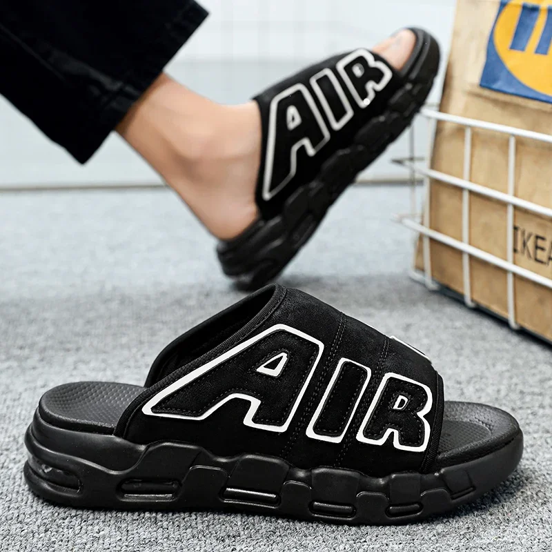 Slippers Men Air Cushion Design Slide Man Summer New PVC Soft Non-slip Men's Sports Slippers for Men Flip Flops Chanclas Hombre
Slippers Men Air Cushion Design Slide Man Summer New PVC Soft Non-slip Men's Sports Slippers for Men Flip Flops Chanclas Hombre