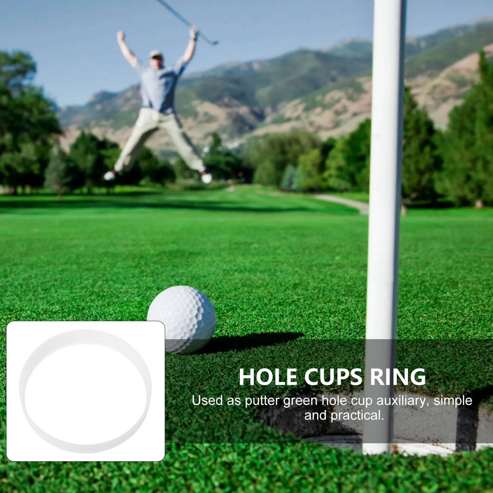 Golf Putting Cup Rings Set of 1 Premium Hole Cup Ring Practice Training Aid for Green Stability and Visibility
Golf Putting Cup Rings Set of 1 Premium Hole Cup Ring Practice Training Aid for Green Stability and Visibility