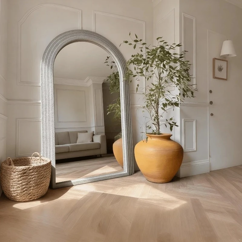 Wholesale Home Decor Makeup Mirror Beautiful Frame Large Living Room Mirror Floor Wooden Arch Full Length Mirror
Wholesale Home Decor Makeup Mirror Beautiful Frame Large Living Room Mirror Floor Wooden Arch Full Length Mirror