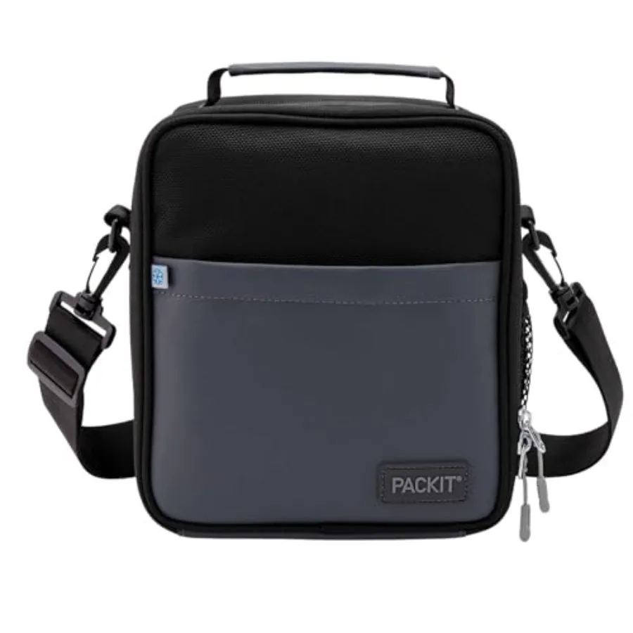 Freezable Upright Lunch Box Black/Gray Engineered with ECOFREEZE+ Technology: Triple Layered Protection for Ultimate Cooling wi
Freezable Upright Lunch Box Black/Gray Engineered with ECOFREEZE+ Technology: Triple Layered Protection for Ultimate Cooling wi