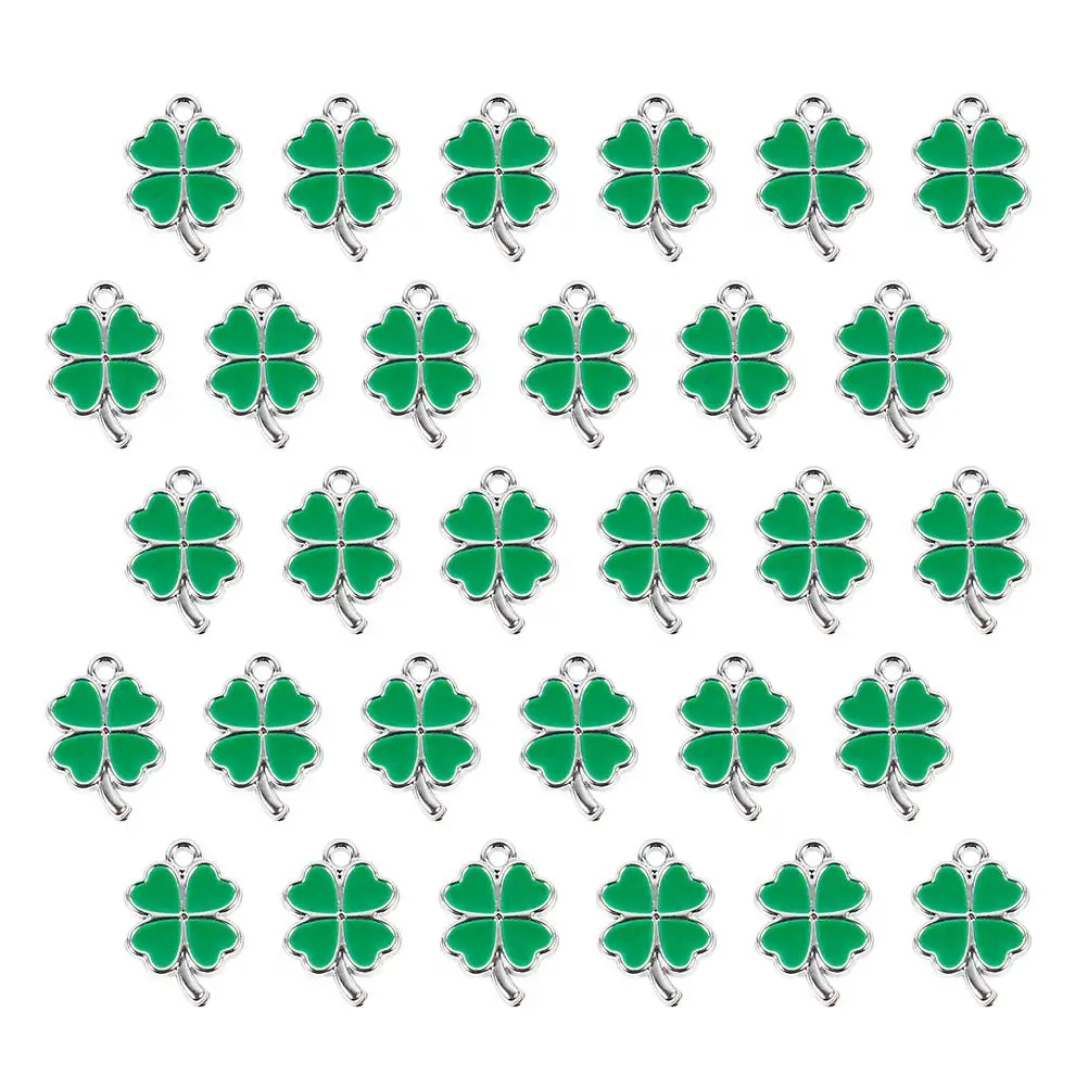 30 Pcs Charms Jewelry Making DIY Accessories Silver Green Color Creative Pendant Craft Supplies
30 Pcs Charms Jewelry Making DIY Accessories Silver Green Color Creative Pendant Craft Supplies