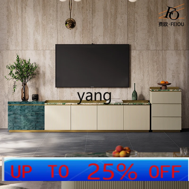 LHH TV cabinet large flat layer advanced marble paint coffee table floor cabinet combination
LHH TV cabinet large flat layer advanced marble paint coffee table floor cabinet combination