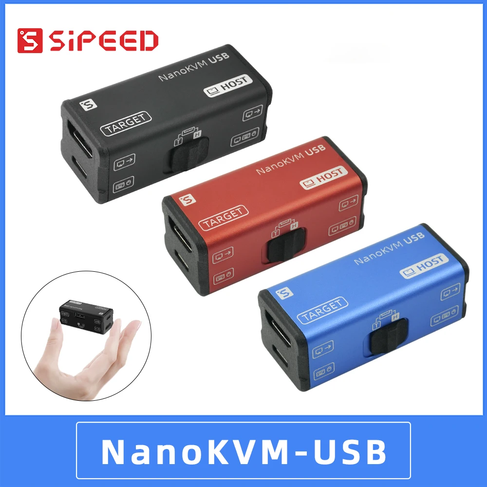 Sipeed NanoKVM-USB USB3.0 KVM sobre IP Tarjeta de captura HDMI Teclado virtual Ratón Control web HDMI Loop Out USB Switch
Sipeed NanoKVM-USB USB3.0 KVM sobre IP Tarjeta de captura HDMI Teclado virtual Ratón Control web HDMI Loop Out USB Switch