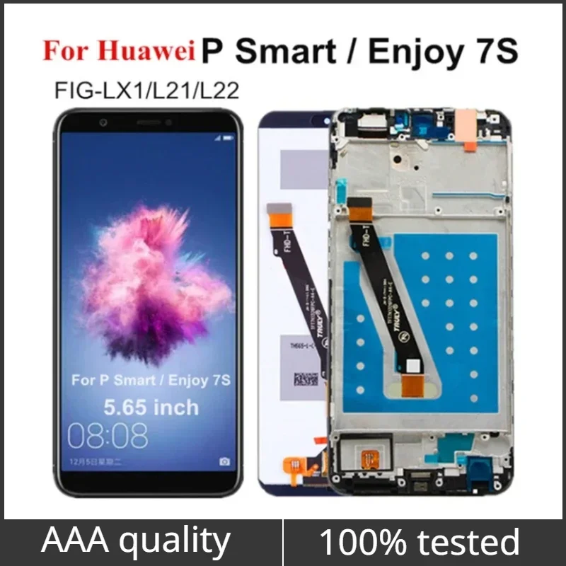 5.65" For Huawei P Smart 2018 LCD Display Touch Screen Digitizer Assembly Replacement For Enjoy 7S FIG-LX1 LCD Display
5.65" For Huawei P Smart 2018 LCD Display Touch Screen Digitizer Assembly Replacement For Enjoy 7S FIG-LX1 LCD Display