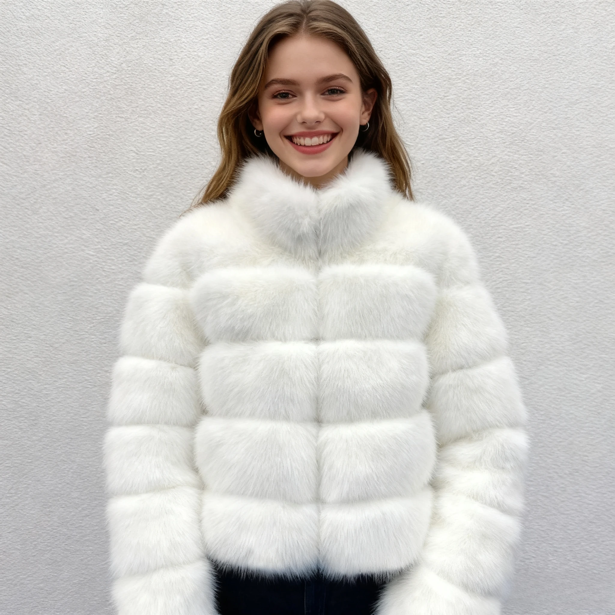 Women Jackets Faux Fox Fur Coats Work Fur Stand Collar Long Sleeves Thick Warm Fur Casual Loose Office Lady 2025 Autumn Winter
Women Jackets Faux Fox Fur Coats Work Fur Stand Collar Long Sleeves Thick Warm Fur Casual Loose Office Lady 2025 Autumn Winter