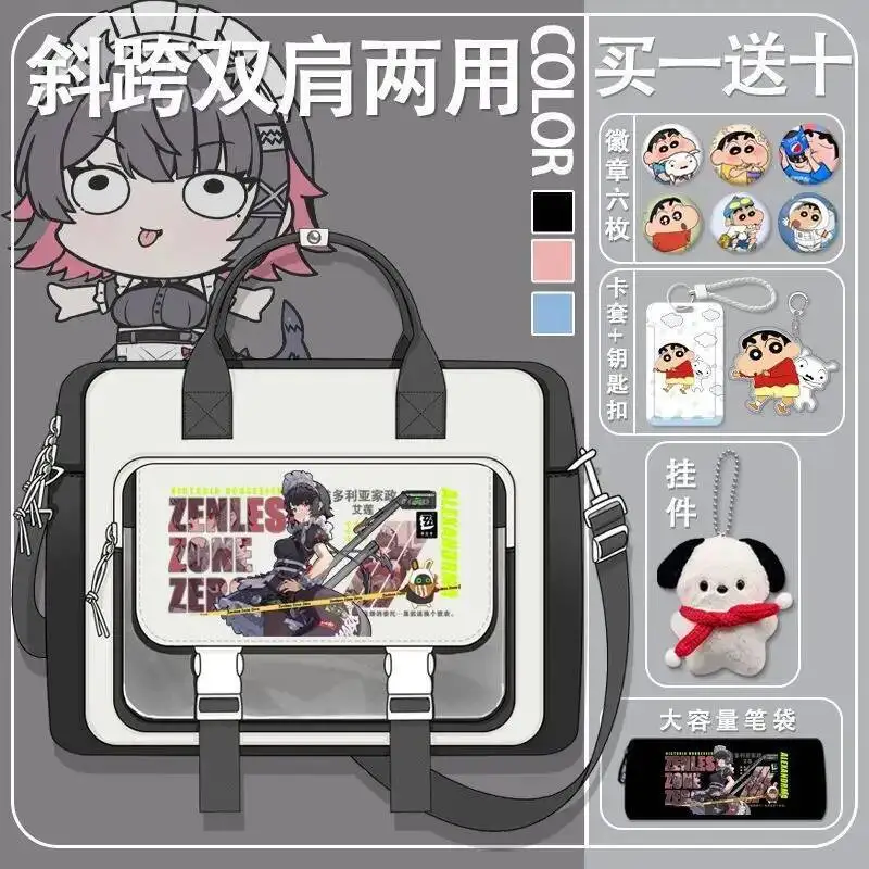 anime Game Zenless Zone Zero Anime Game Cos Hoshimi Miyabi Anton Billy Nekomiya Mana Etc. Unisex 2025 Casual Computer Bag Handba
anime Game Zenless Zone Zero Anime Game Cos Hoshimi Miyabi Anton Billy Nekomiya Mana Etc. Unisex 2025 Casual Computer Bag Handba