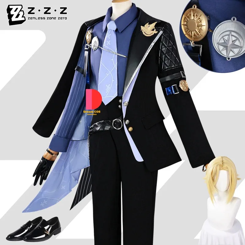 Game Zenless Zone Zero Hugo Villard Cosplay Anime Costume Comic Con Role Play Fashion Uniform Wig Shoes for Men Women Party Suit
Game Zenless Zone Zero Hugo Villard Cosplay Anime Costume Comic Con Role Play Fashion Uniform Wig Shoes for Men Women Party Suit