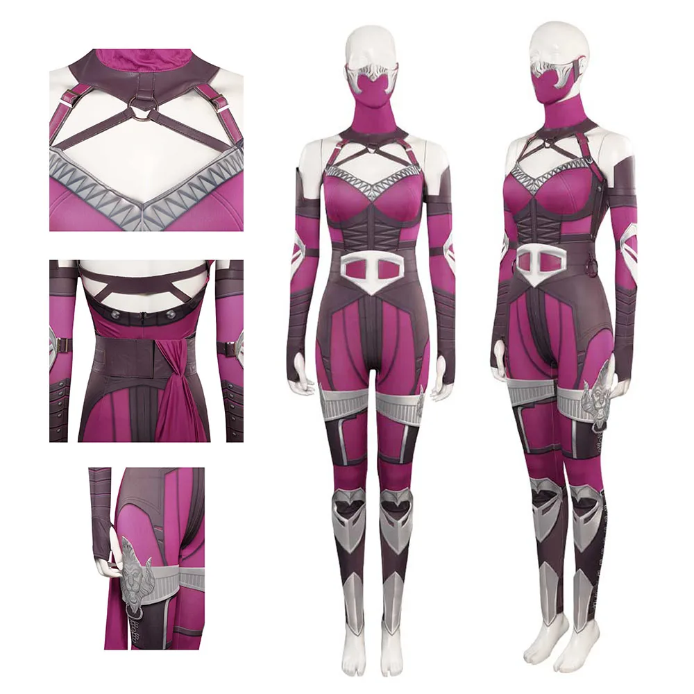 Mortal Kombat Milenna Cosplay Costume Adult Women Girls Fantasia Disguise Jumpsuit Mask Outfits Halloween Carnival Party Suit
Mortal Kombat Milenna Cosplay Costume Adult Women Girls Fantasia Disguise Jumpsuit Mask Outfits Halloween Carnival Party Suit