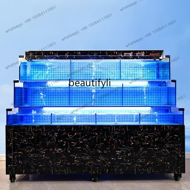 Seafood Pool Restaurant Fish Tank Supermarket Hotel Mobile Seafood Tank Commercial Integrated Machine Shellfish Pool
Seafood Pool Restaurant Fish Tank Supermarket Hotel Mobile Seafood Tank Commercial Integrated Machine Shellfish Pool