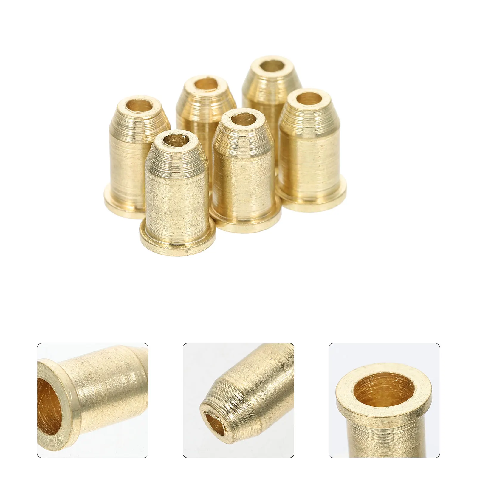 6 Pcs Electric Guitar String Buckle Replacement Bridge Enhancement Caps Metal Accessories
6 Pcs Electric Guitar String Buckle Replacement Bridge Enhancement Caps Metal Accessories