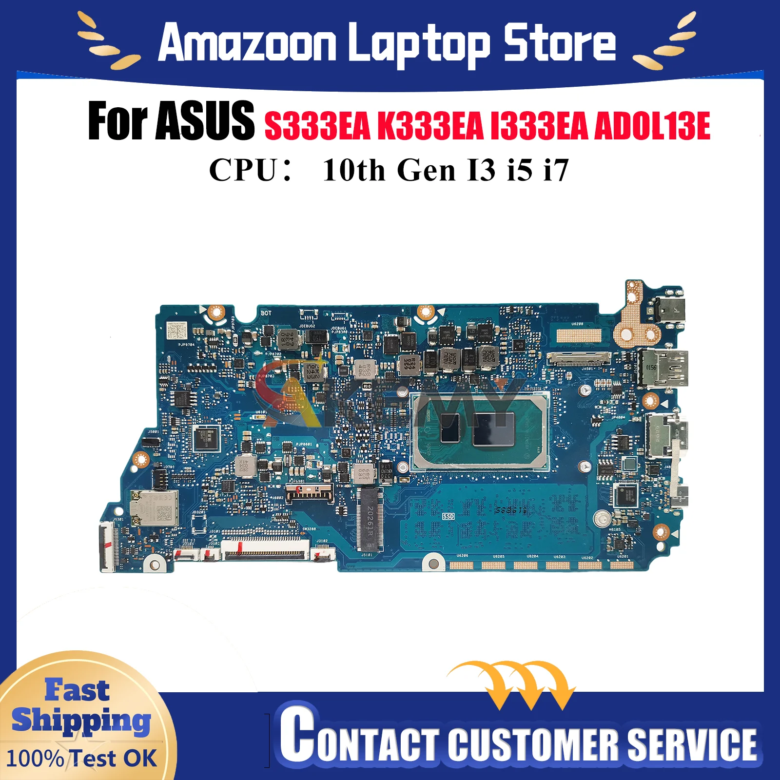 X321EA Материнская плата для ноутбука ASUS VivoBook K333EA I333EA S333EA X321E ADOL13E X321EA Материнская плата для ноутбука 10-го поколения I3 i5 i7
X321EA Материнская плата для ноутбука ASUS VivoBook K333EA I333EA S333EA X321E ADOL13E X321EA Материнская плата для ноутбука 10-го поколения I3 i5 i7