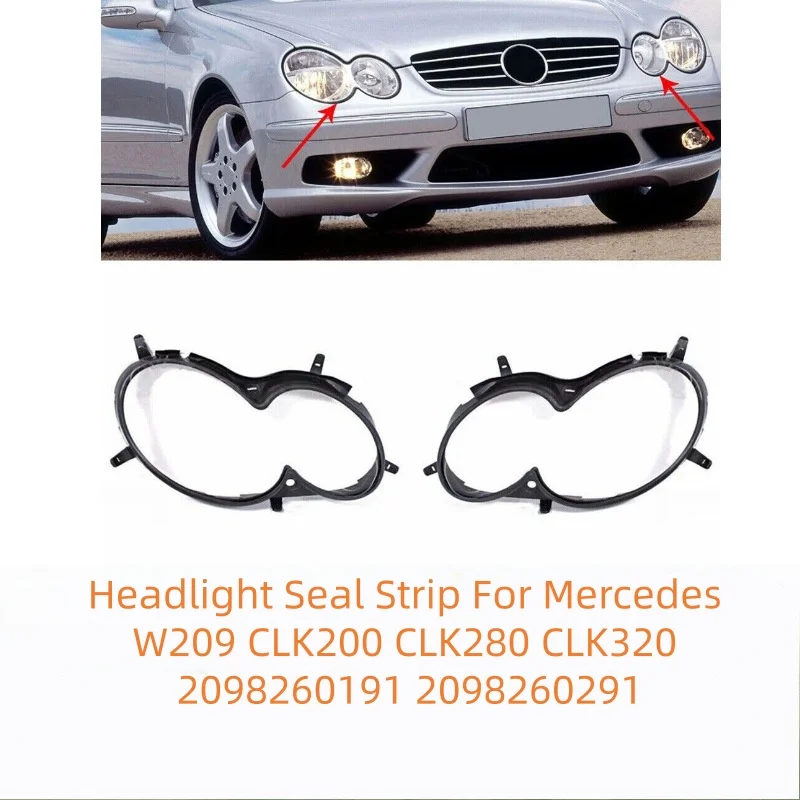 Резиновая прокладка-уплотнитель фары для Mercedes CLK W209, OE 2098260191, 2098260291
Резиновая прокладка-уплотнитель фары для Mercedes CLK W209, OE 2098260191, 2098260291