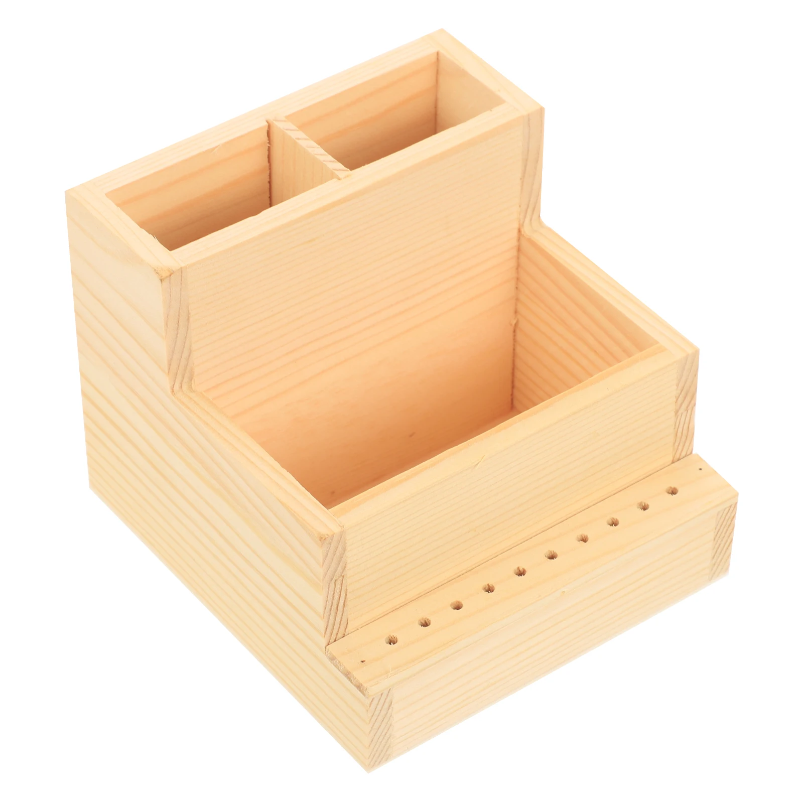 Nail Drill Holder Wooden Storage Box for Makeup Brushes Organizer Desk Supply Case Dustproof Retro Pencil Compartment
Nail Drill Holder Wooden Storage Box for Makeup Brushes Organizer Desk Supply Case Dustproof Retro Pencil Compartment