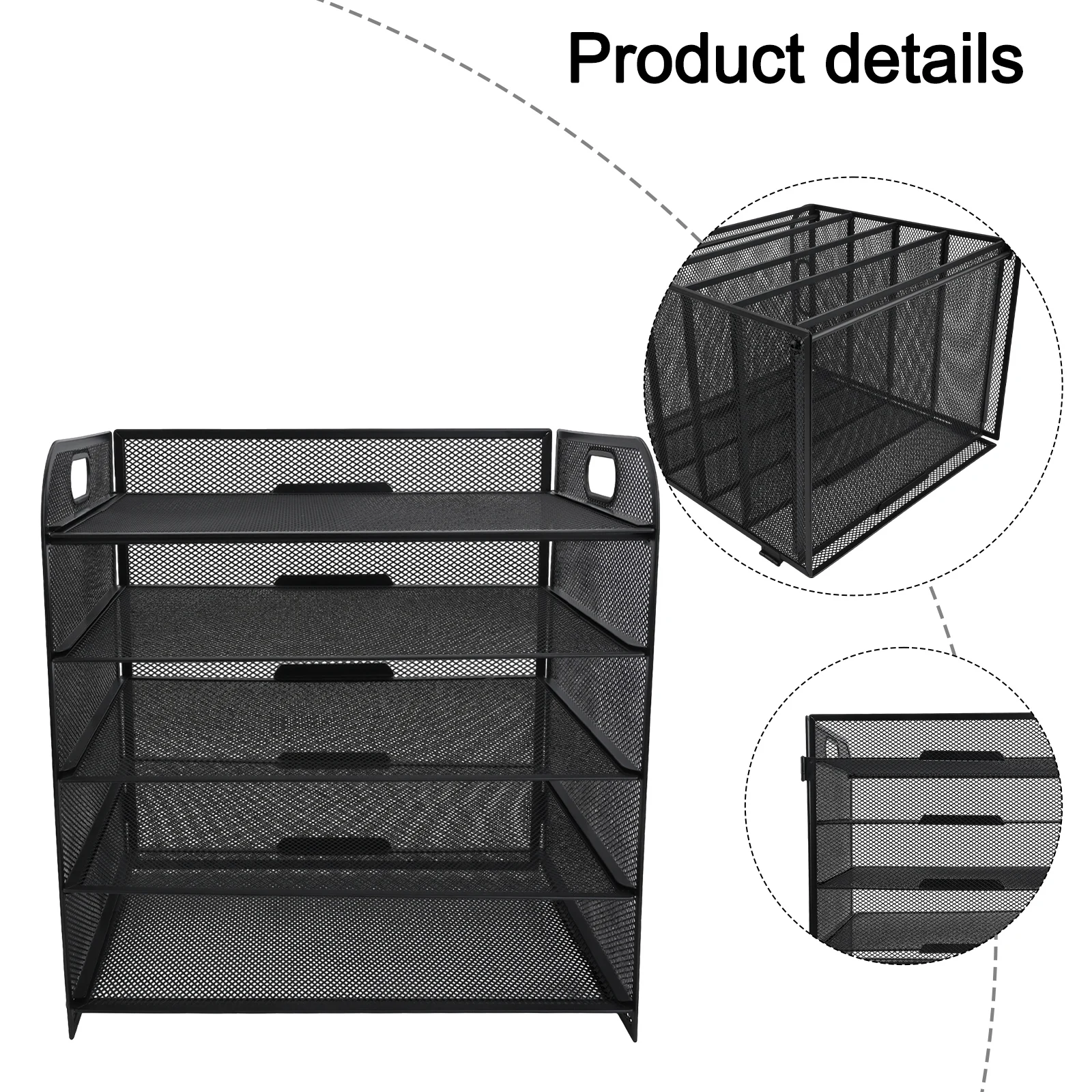 5-Tier Organizer Desk File Organizer Document Management Ample Storage Capacity Lightweight Metal Construction
5-Tier Organizer Desk File Organizer Document Management Ample Storage Capacity Lightweight Metal Construction
