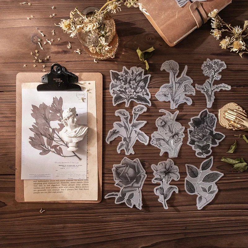 20 Sheet Hand Tent DIY decoration per pack Sticker Flower Plant Daisy Daffodil Rose simple artistic retro Scrapbooking 8 kinds
20 Sheet Hand Tent DIY decoration per pack Sticker Flower Plant Daisy Daffodil Rose simple artistic retro Scrapbooking 8 kinds