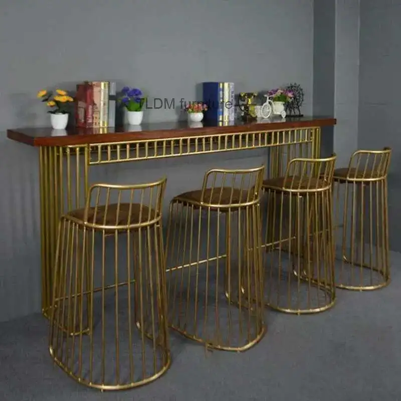 Nordic Wrought Iron Designer Bar Chairs Kitchen Furniture Hotel Golden Back Bar Chair Light Luxury Living Room Leisure Bar Stool
Nordic Wrought Iron Designer Bar Chairs Kitchen Furniture Hotel Golden Back Bar Chair Light Luxury Living Room Leisure Bar Stool